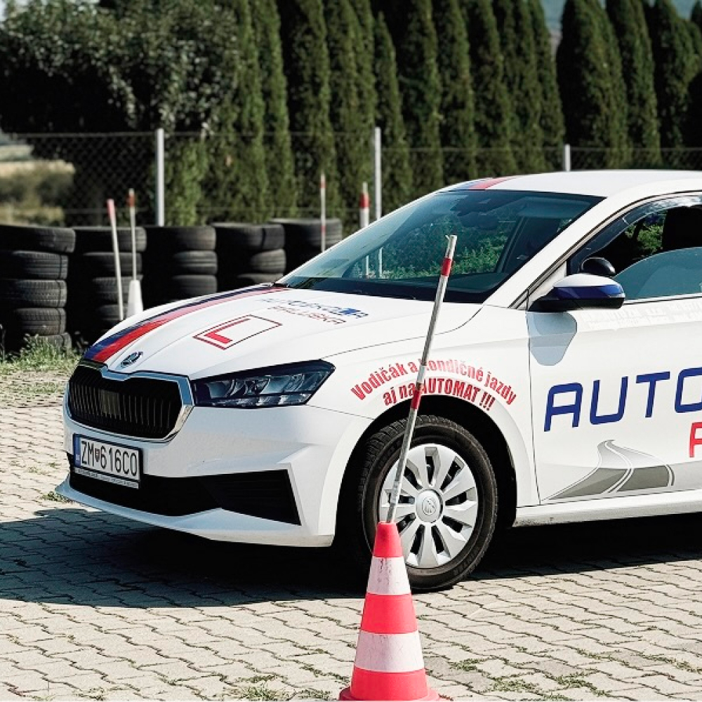 Autoškola Paluška - praktické cvičisko